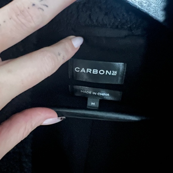 Carbon38 Black Teddy Trench - Picture 3 of 3